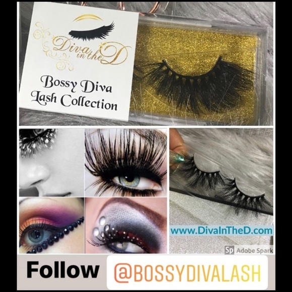 Long mink lashes dramatic 25MM Eyelashes - Picture 3 of 7